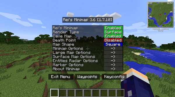 Best Minimaps Mods 1.18/1.17.1 – How To Install Minimap In Minecraft Rei’s-Minimap-Mod-4